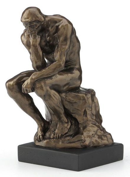 Replica Thinker By Rodin Sculpture Master Sculptor Statue Artwork